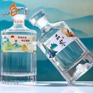 Chai Rượu Cao Cấp Dáng Wisky 500ML, 750ML