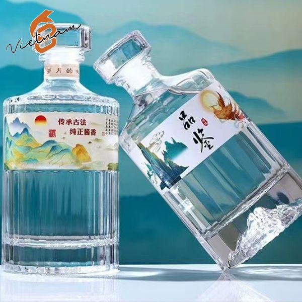 Chai Rượu Cao Cấp Dáng Wisky 500ML, 750ML