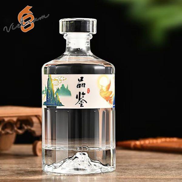 Chai Rượu Cao Cấp Dáng Wisky 500ML, 750ML