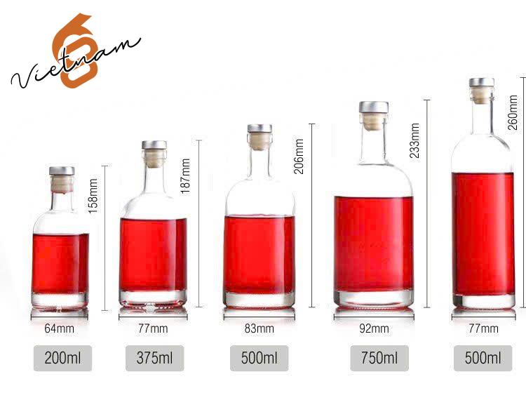 Chai đựng rượu bầu AK