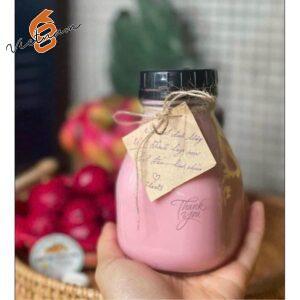 Chai Vuông Lùn Nắp Nhựa