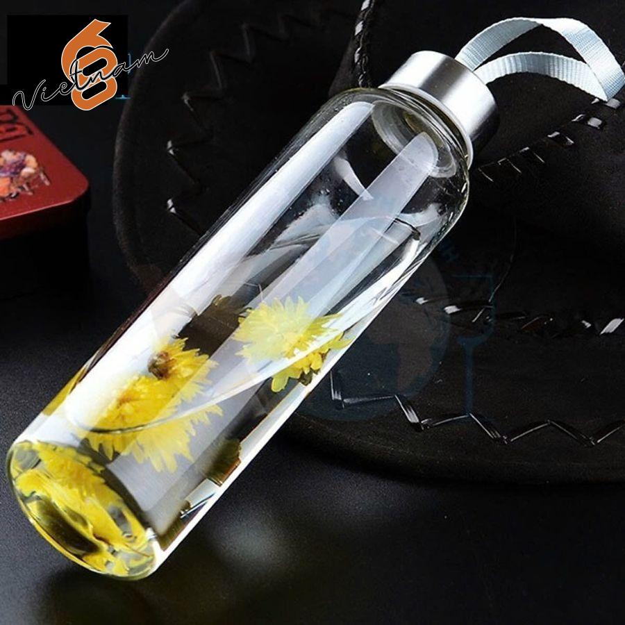 Chai Tròn Vặn Nắp Dây Xách