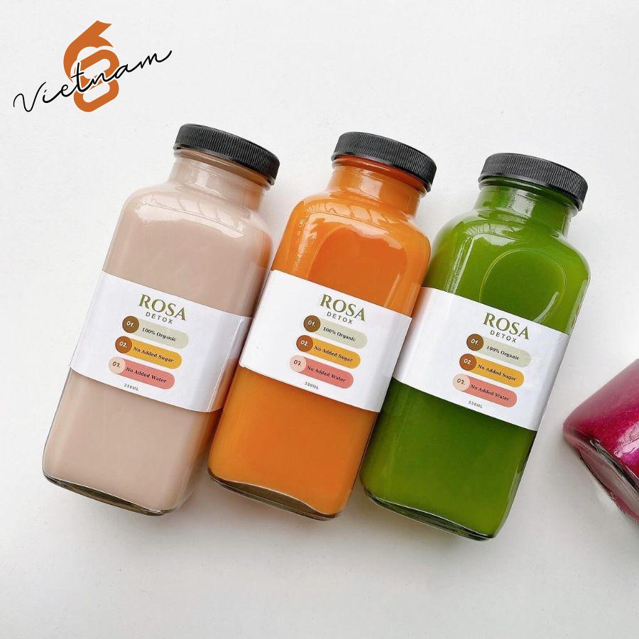 Chai Vuông Cao Nắp Nhựa