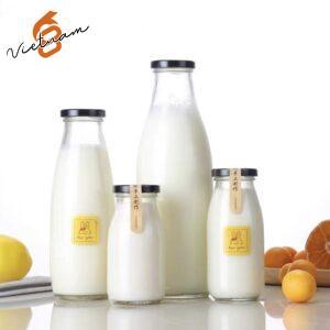 Chai Sữa Nắp Thiếc