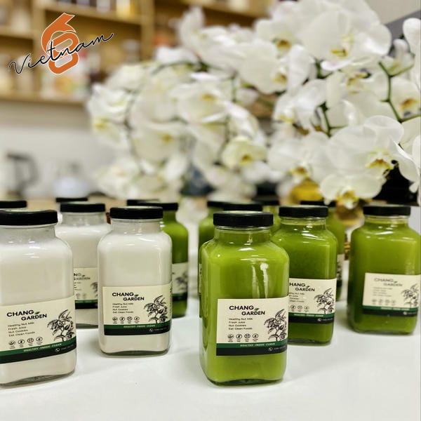 Chai Thủy Tinh Vuông Nắp Nhựa 350ml (2)