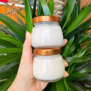 Hũ Bầu Tròn Nắp Thiếc Màu Vàng Đồng (2)