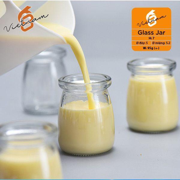 Hũ Pudding Lùn Nắp Nhựa (5)