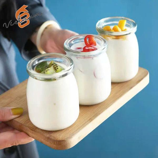 Hũ Pudding Lùn Nắp Nhựa