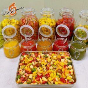 Hũ Quai Cài Dáng Tròn (Khóa Inox)