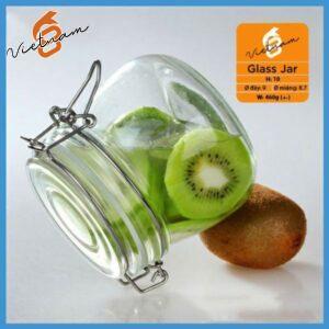 Hũ Quai Cài Dáng Tròn (Khóa Inox)