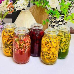 Hũ Quai Cài Dáng Tròn (Khóa Inox)