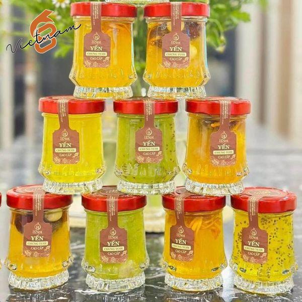 Hũ Sen Cao Nắp Thiếc Màu Đỏ Đô