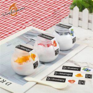 Hũ Sữa Chua Tròn Nắp Nhựa (4)