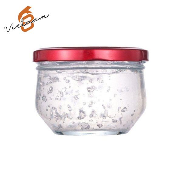 Hũ Yến Bát Nắp Thiếc Màu Đỏ Đô