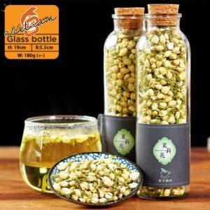 Chai Trà Tròn Nắp Gỗ