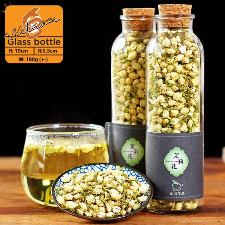 Chai Trà Tròn Nắp Gỗ