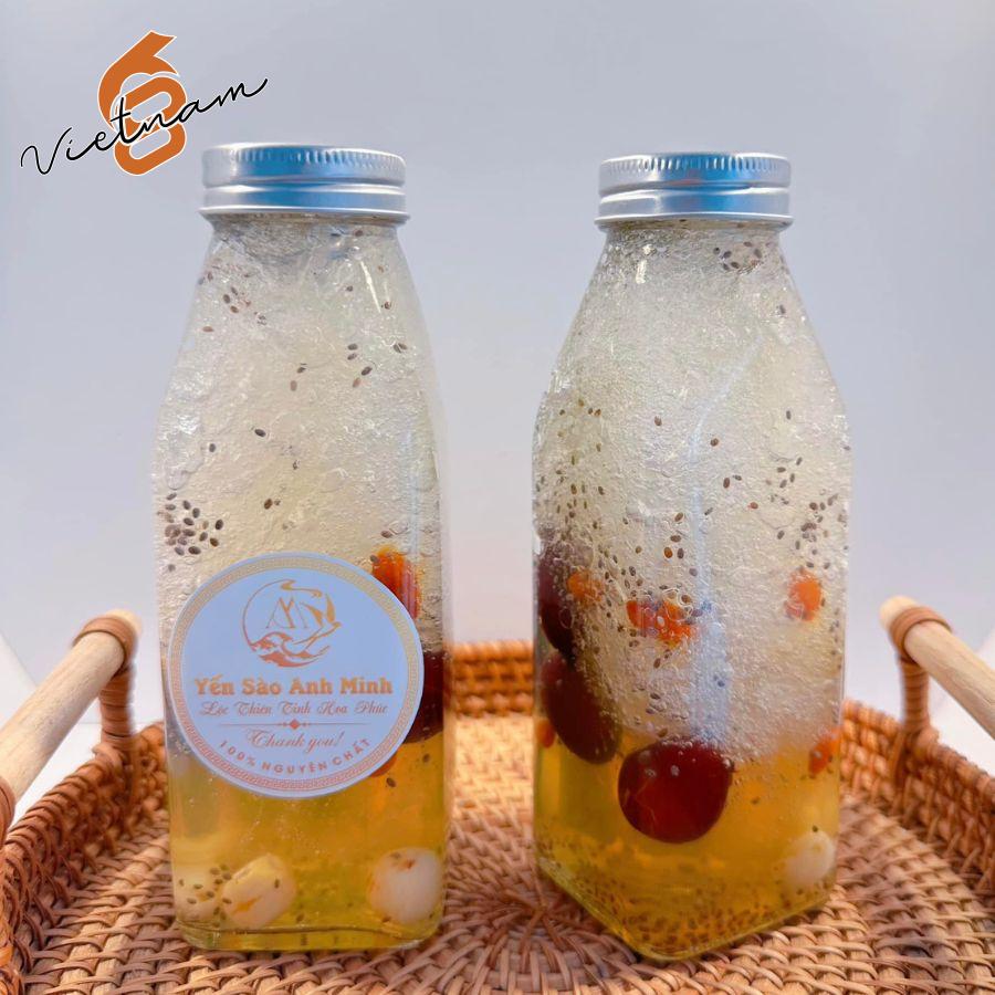 Chai Trà Vuông Vặn Nắp Nhôm