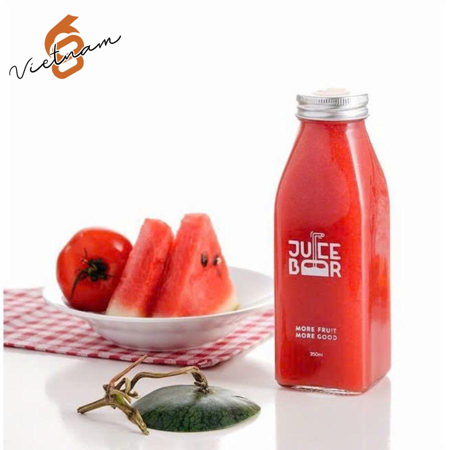 Chai Trà Vuông Vặn Nắp Nhôm