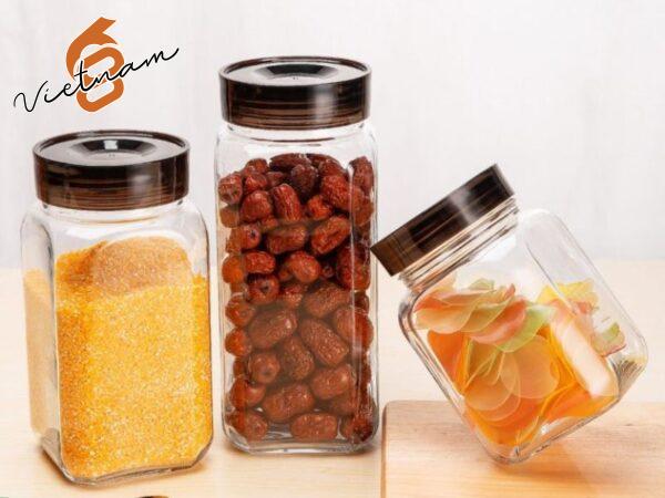 Hủ Thủy Tinh Nắp Nhựa