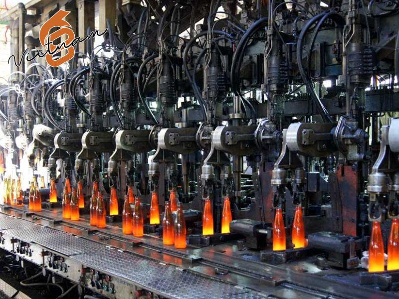 Quy trình sản xuất thủy tinh quy mô lớn